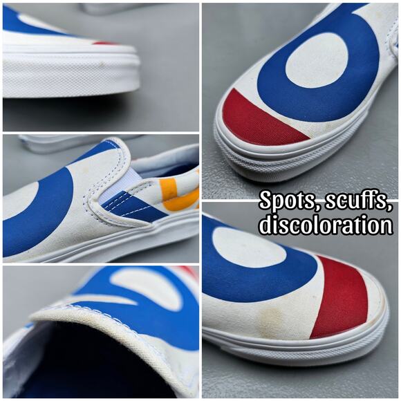 Sneakers VANS 59 Deck Club Blanc/66 Sail Shoe Size 7 White Primary Color Slip On - Picture 10 of 13